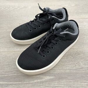 Allbirds Black White "Woven Piper" Sneaker Shoes 7